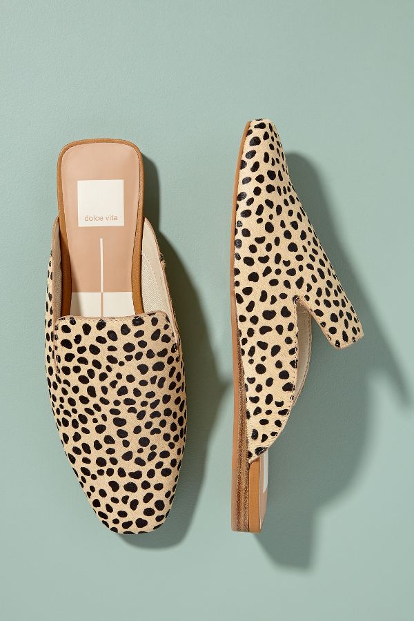 Dolce Vita Leopard-Print Slip-on Flats | Anthropologie UK