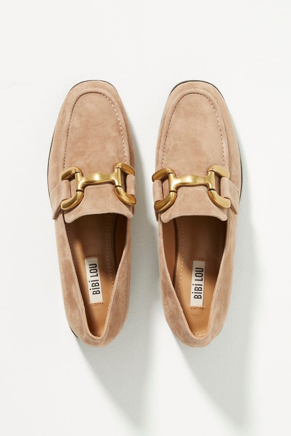 Slide View: 3: Bibi Lou Zagreb Wildleder Loafers