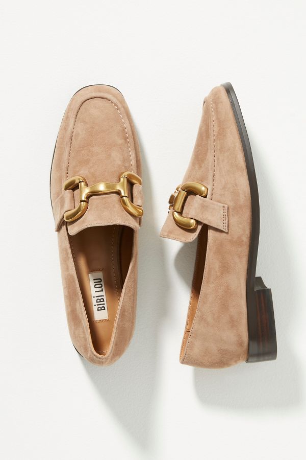 Slide View: 2: Bibi Lou Zagreb Wildleder Loafers