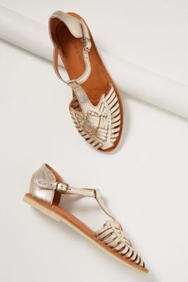 leon and harper woven flats