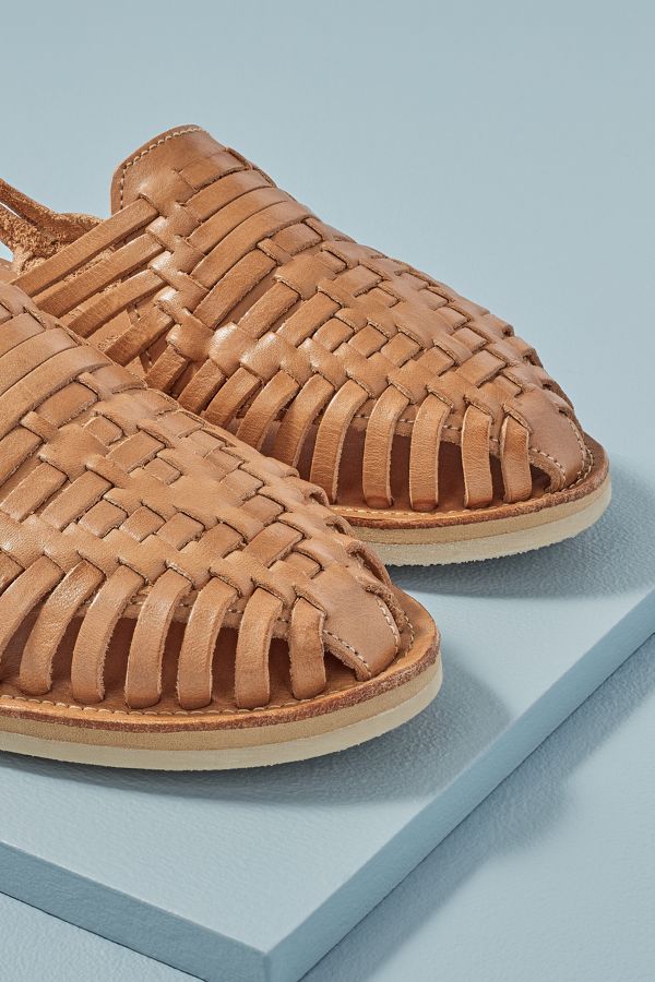 leon and harper woven flats
