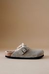 Thumbnail View 1: Birkenstock Boston Shearling Suede Clogs