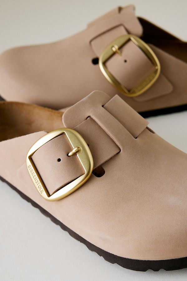 Vista de diapositivas: 4: Zuecos de Cuero con Hebilla Grande Birkenstock