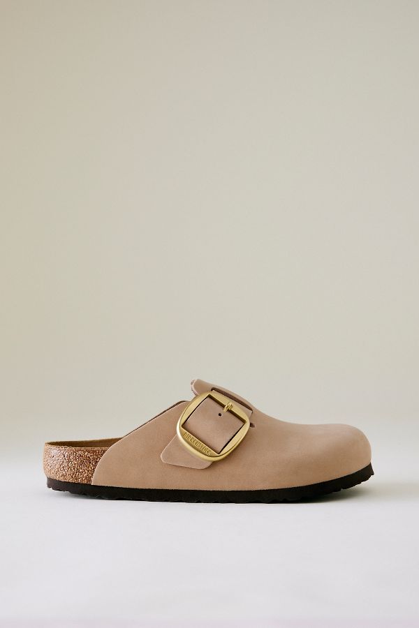 Vista de diapositivas: 1: Zuecos de Cuero con Hebilla Grande Birkenstock