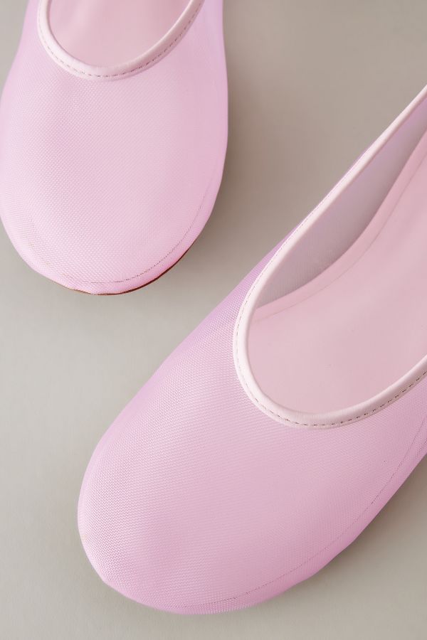 Slide View: 2: By Anthropologie Ballerinas mit Netzstoff