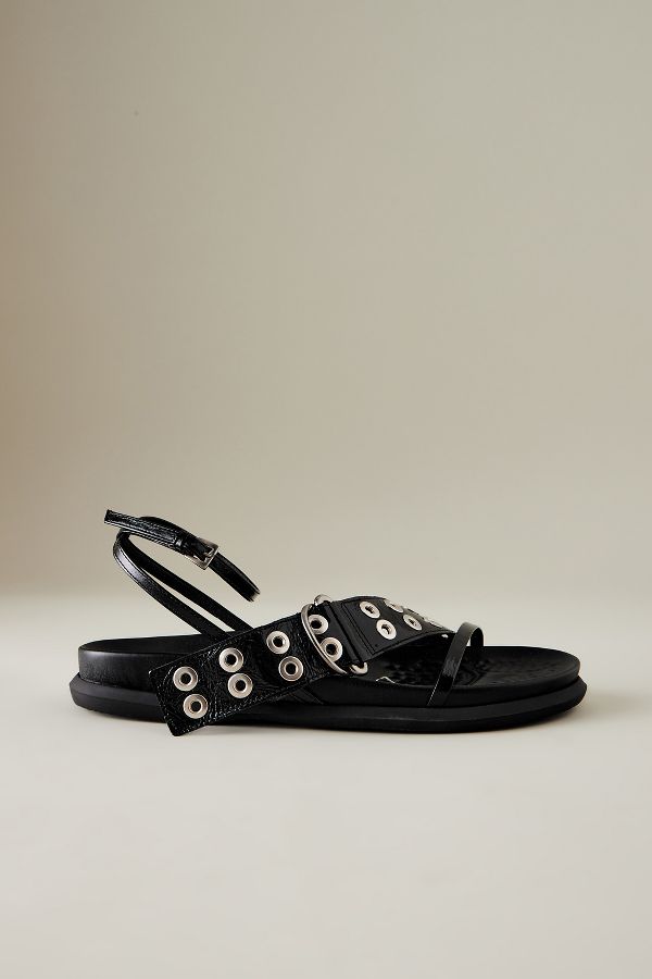 Slide View: 1: Miista Zilda Ledersandalen mit Schnalle