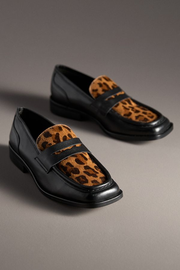 Slide View: 2: Maeve Square-Toe Loafers