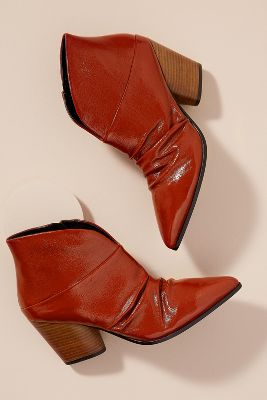red patent ankle boots uk