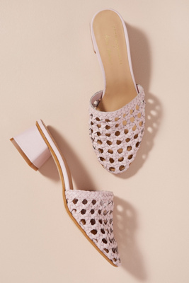 tan leather mules uk