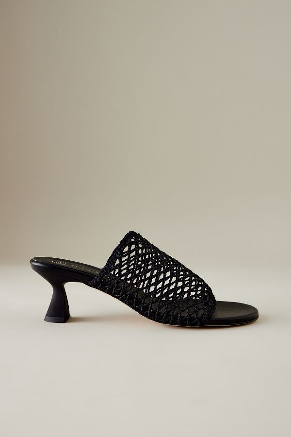 Slide View: 2: Miista Marilia Flared-Heel Mules