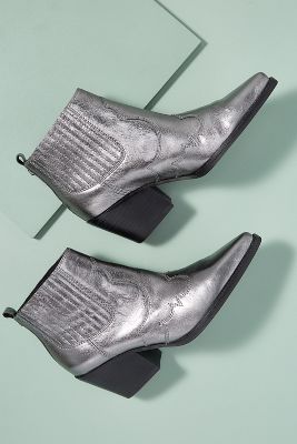 sam edelman metallic booties