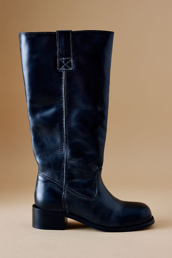 Slide View: 1: Bottes en cuir Estellar