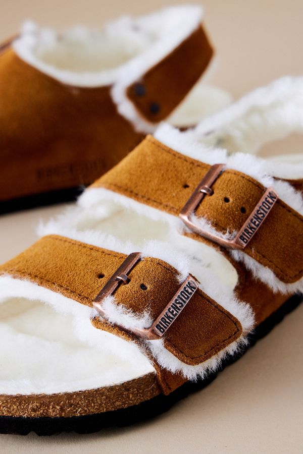 Slide View: 4: Sandales Birkenstock Milano en peau de mouton