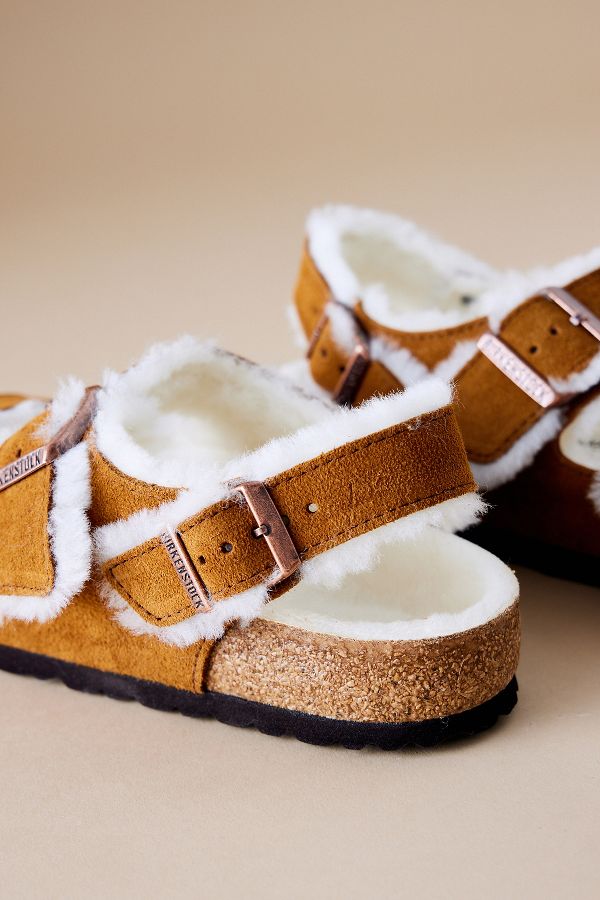 Slide View: 6: Sandales Birkenstock Milano en peau de mouton