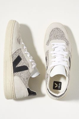 silver veja trainers
