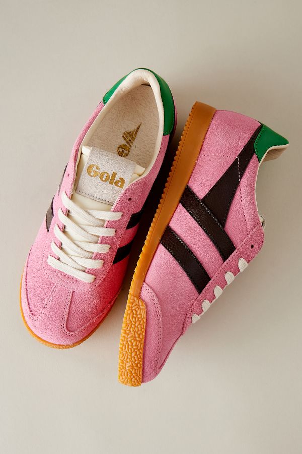 Slide View: 4: Gola x Anthropologie Elan Suede Trainers