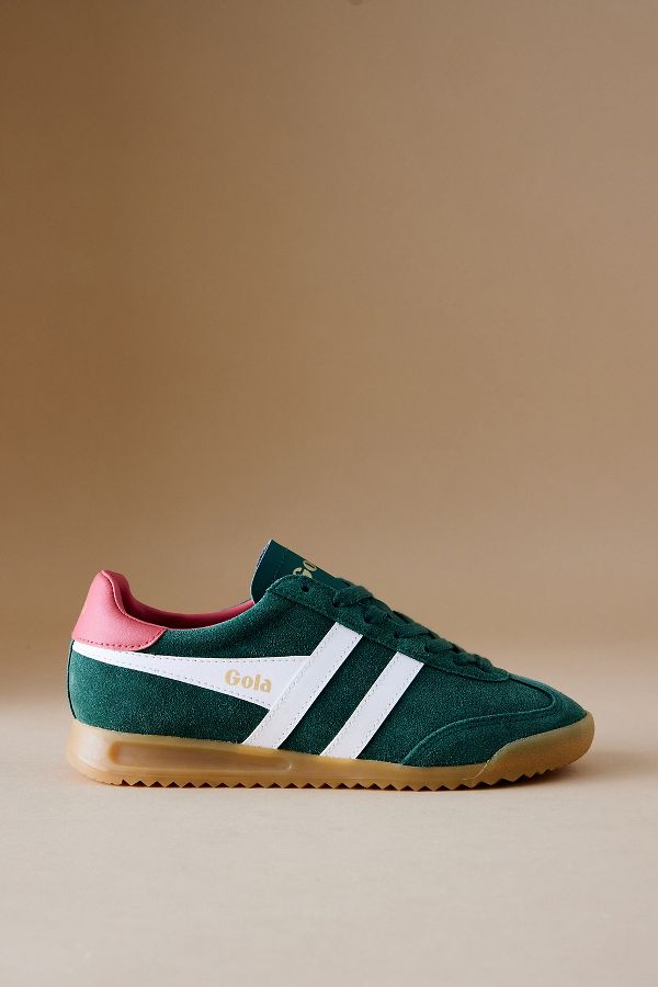 Slide View: 1: Gola Torpedo Suede Trainers