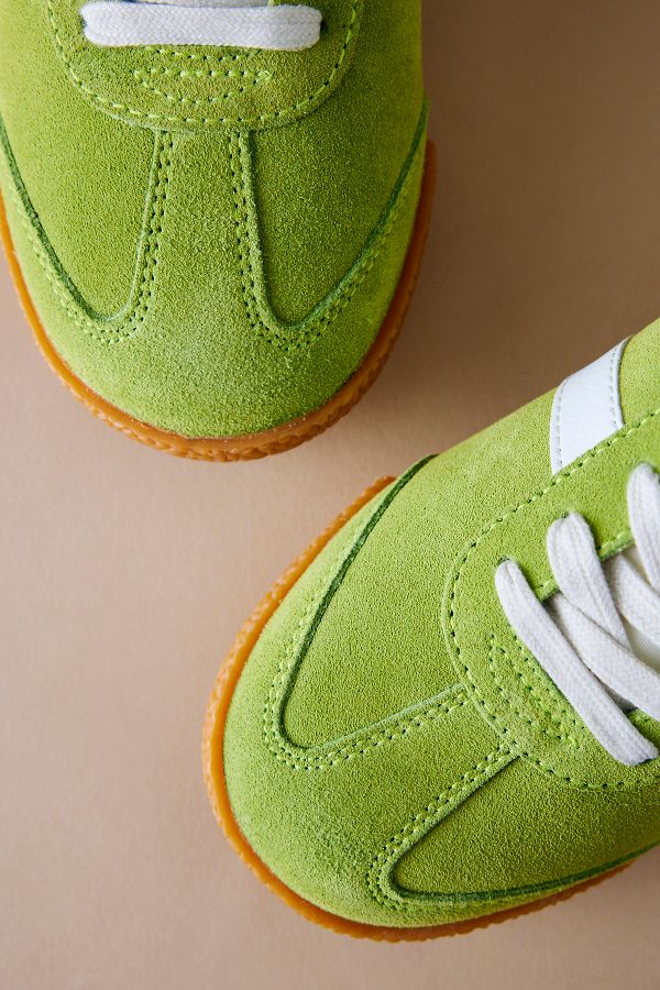 Slide View: 4: Gola Elan Suede Trainers