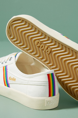 gola rainbow trainers white