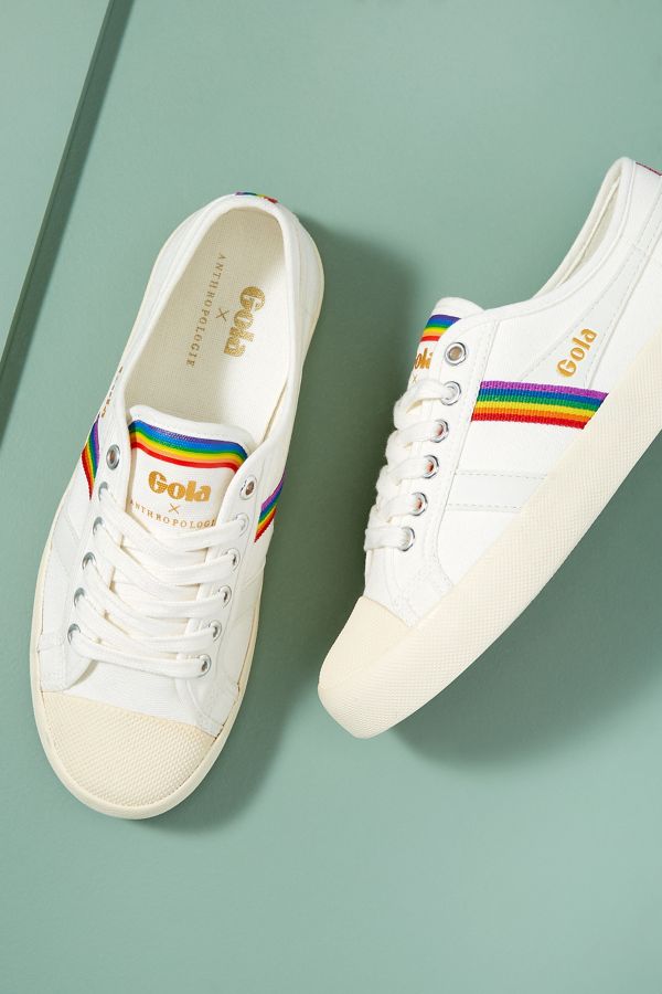 gola rainbow trainers anthropologie