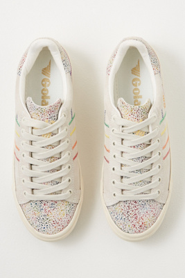 gola rainbow trainers white