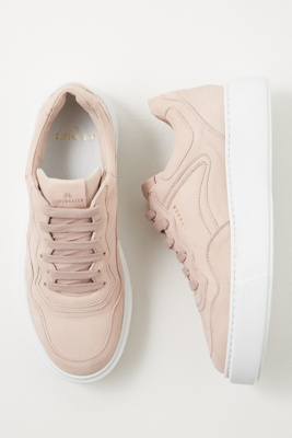 beige chunky trainers