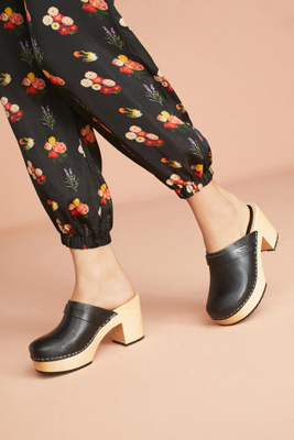 swedish hasbeens louise platform clogs