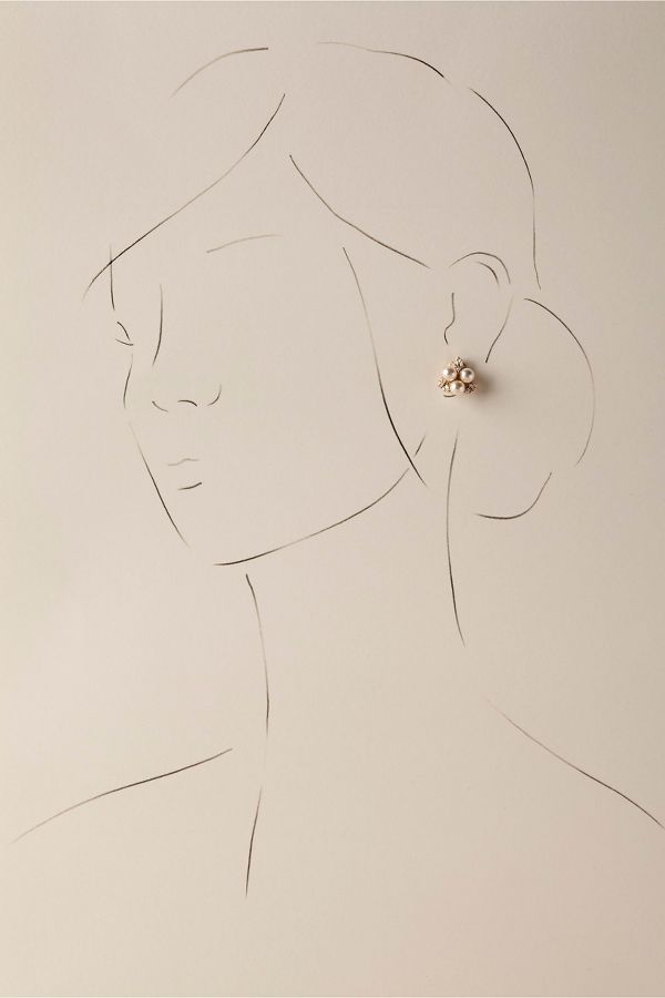 Pax Pearl Stud Earrings | Anthropologie