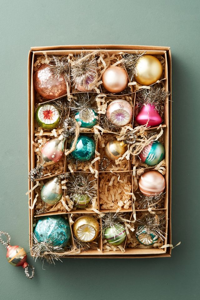 Vintage-Inspired Ornament Set | Anthropologie