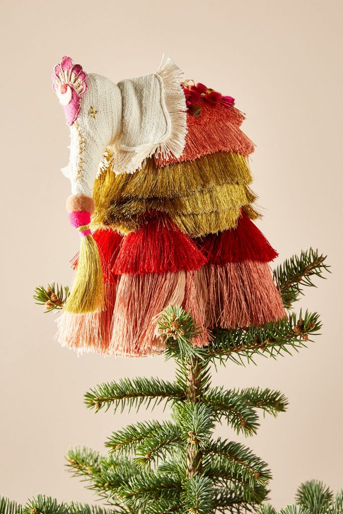 Majestic Tassels Tree Topper Anthropologie