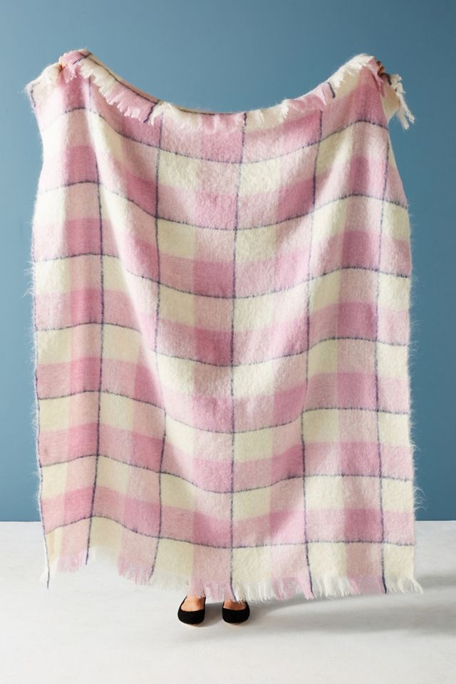 Avoca Plaid Throw Blanket Anthropologie
