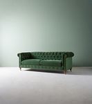 Lyre Chesterfield Two Cushion Sofa Anthropologie