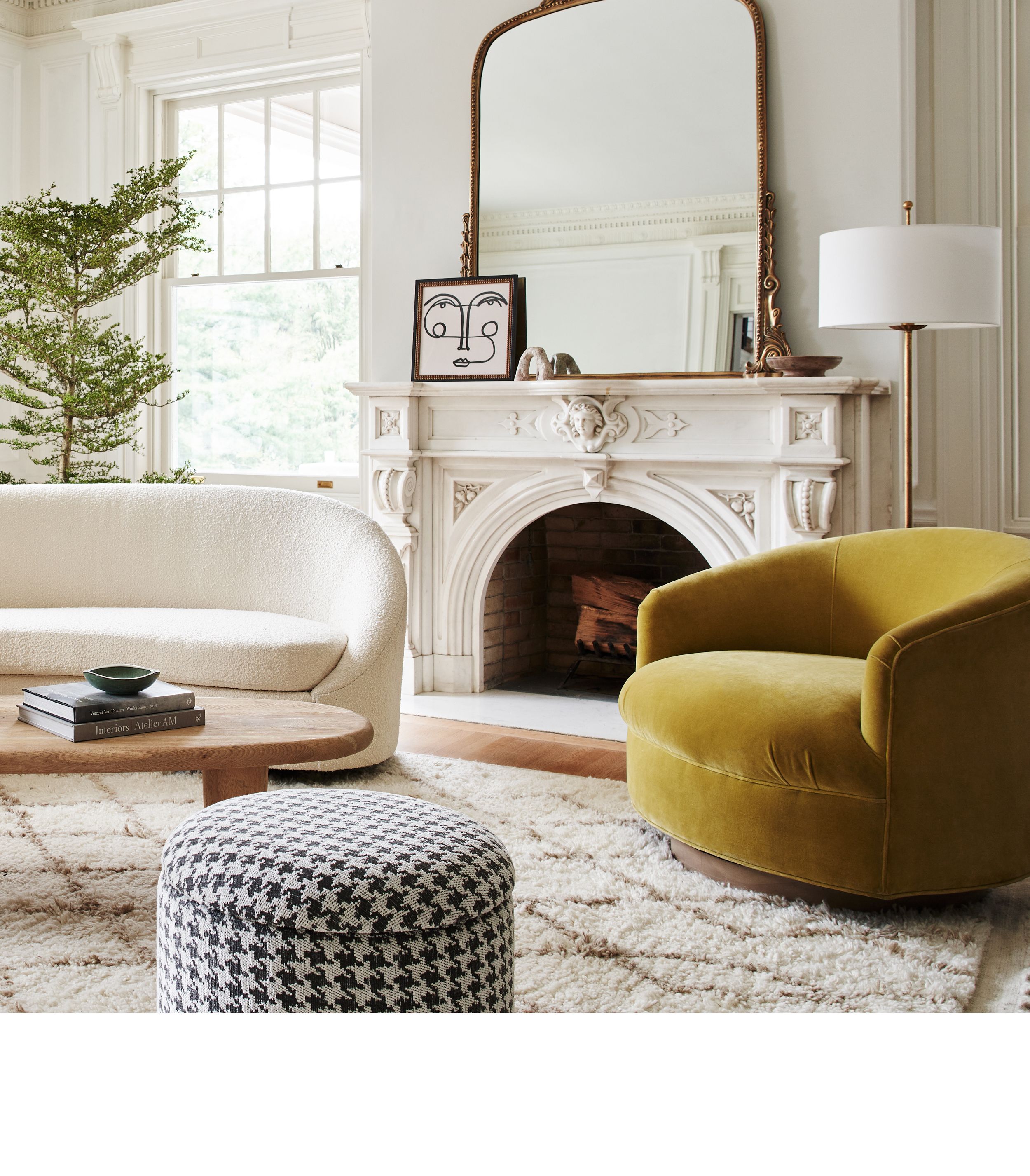 Amoret Swivel Chair Anthropologie