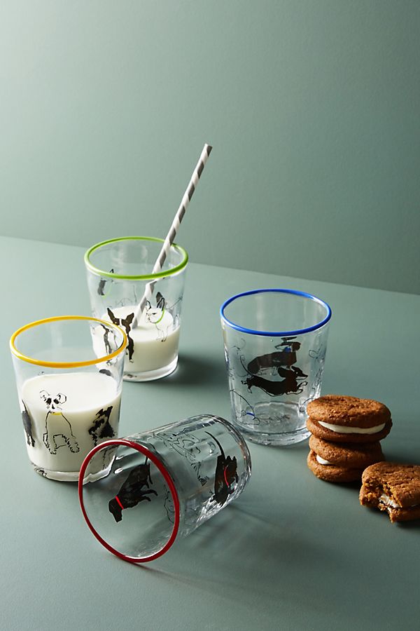 Slide View: 2: Sally Muir Dog-a-Day Juice Glass