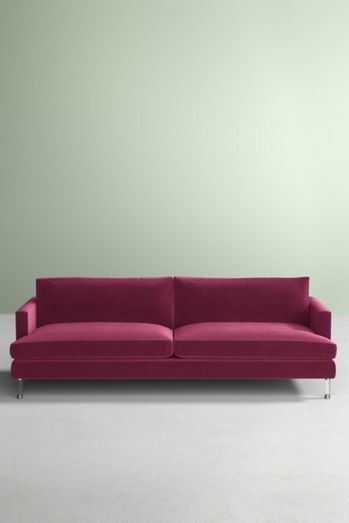 Bowen Sofa, Lucite Leg