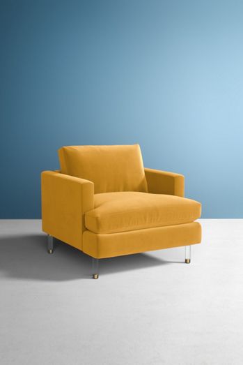 Bowen Chair, Lucite Leg