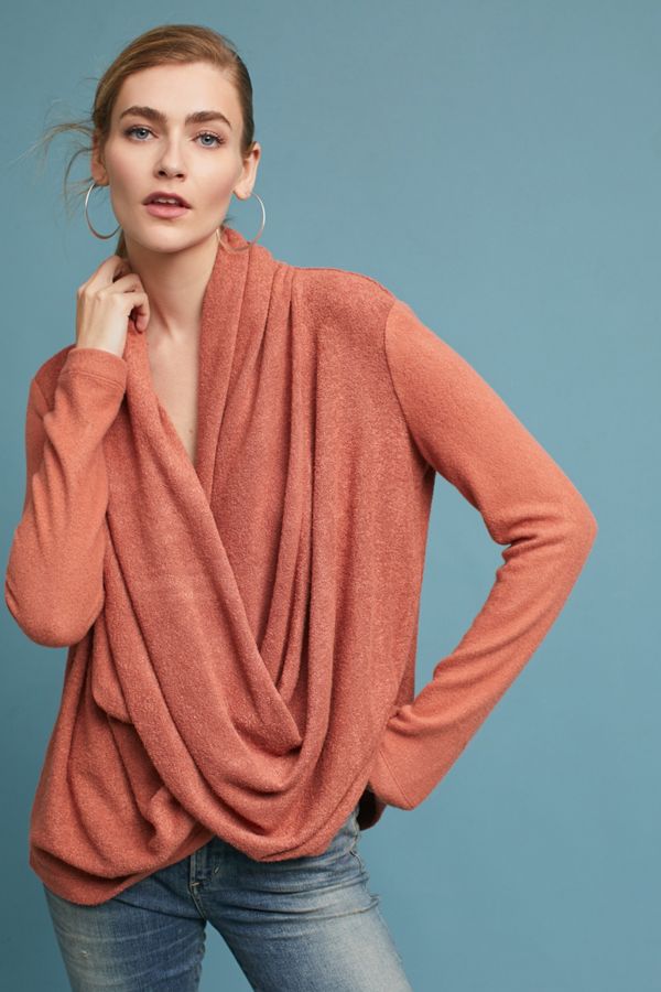 Draped Criss Cross Top Anthropologie