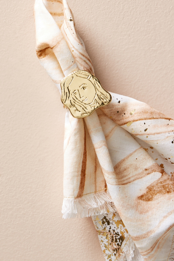 Portraiture Napkin Ring Anthropologie UK