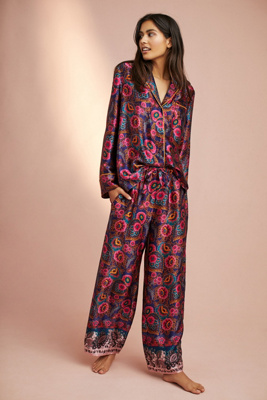 Louhi Silk Sleep Pants | Anthropologie UK