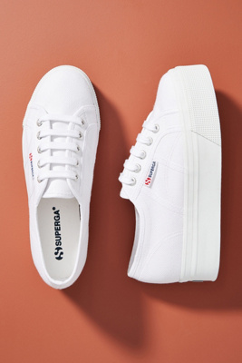 superga platform con scritta