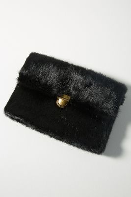 Faux Fur Mini Shoulder Bag | Anthropologie