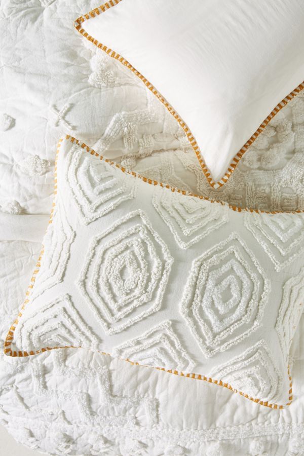 Tufted Cidra Shams Set Of 2 Anthropologie