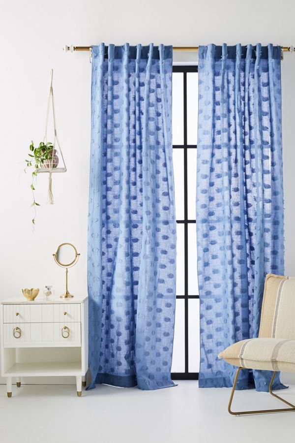 Nala Jacquard Curtain Anthropologie