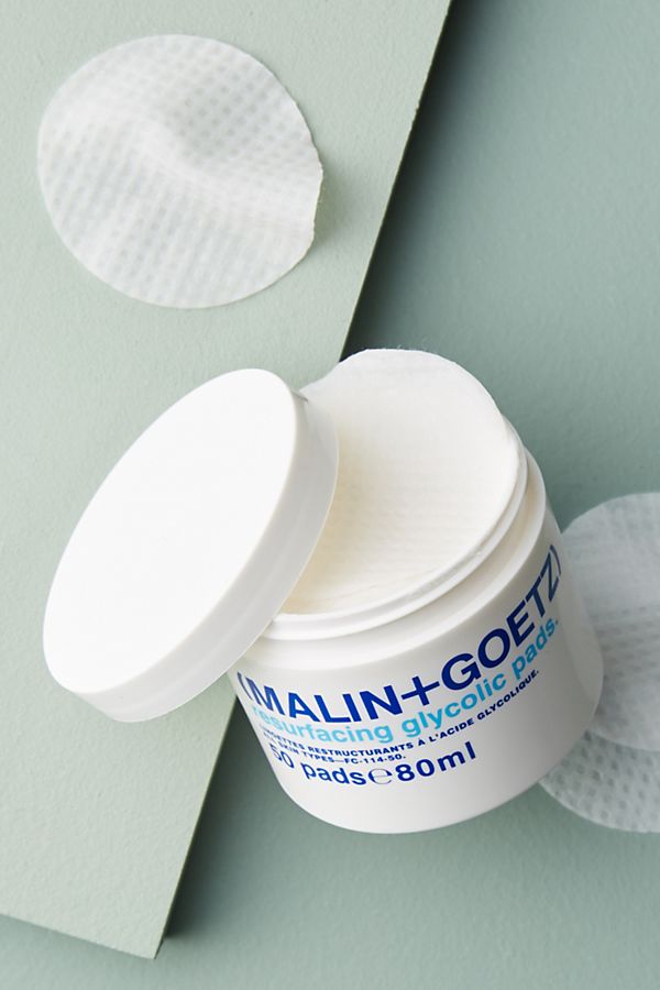 Slide View: 1: Malin + Goetz Resurfacing Glycolic Pads