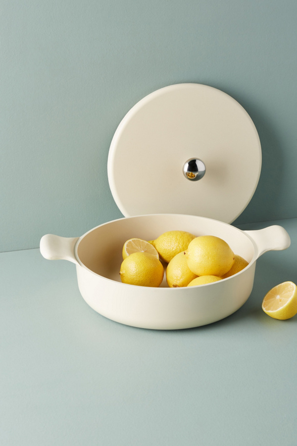 TVS Liquida DoubleHandled Pan With Lid Anthropologie