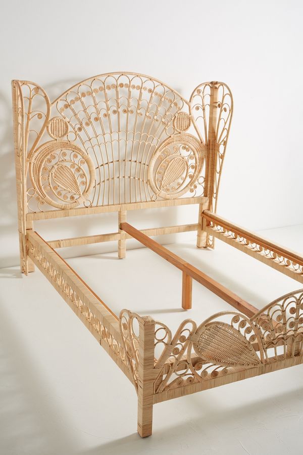 Kinsella Rattan Bed | Anthropologie UK