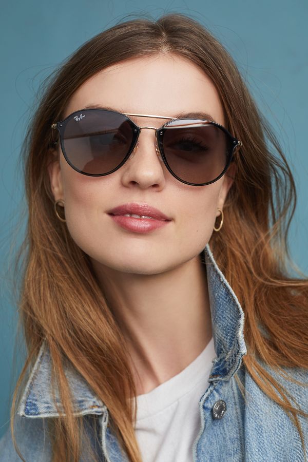 Ray-Ban Blaze Double Bridge Sunglasses | Anthropologie