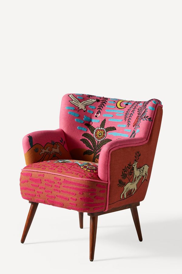 Imagined World Accent Chair