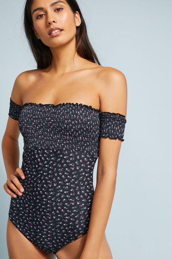 Salinas Isa Ambra Off The Shoulder One Piece Swimsuit Anthropologie