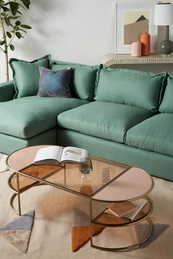 Tinted Glass Coffee Table Anthropologie Uk